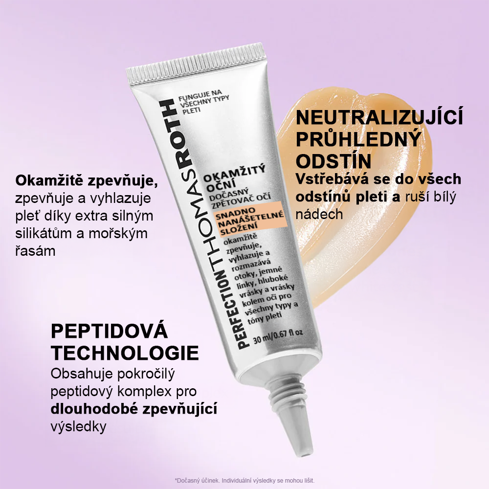 🌸Okamžitý zpevňovač očí Snadno použitelná formule – Dokonalý lifting a hladký finiš✨