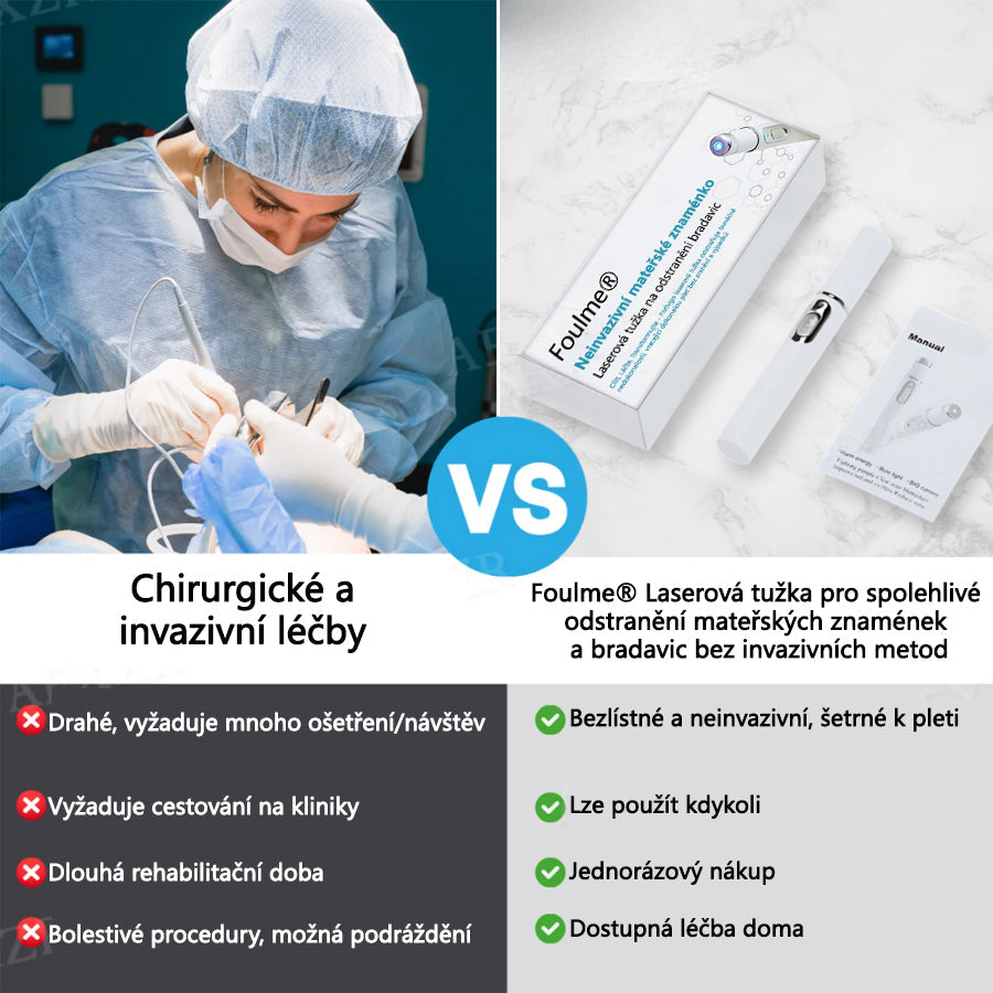 【Oficiální vlajkový obchod】Foulme® PRO Neinvazivní laserové pero na odstraňování bradavic a znamének💥