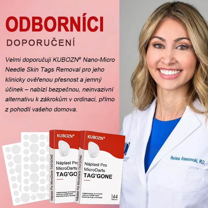KUBOZN® Náplasti na odstranění kožních výrůstků s nano-mikrojehličkami