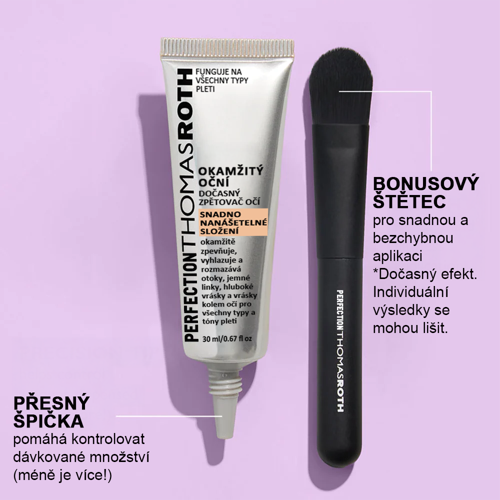 🌸Okamžitý zpevňovač očí Snadno použitelná formule – Dokonalý lifting a hladký finiš✨
