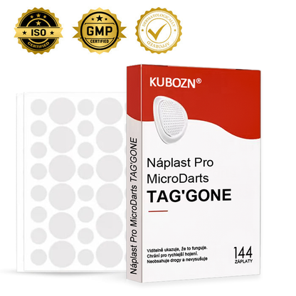KUBOZN® Náplasti na odstranění kožních výrůstků s nano-mikrojehličkami