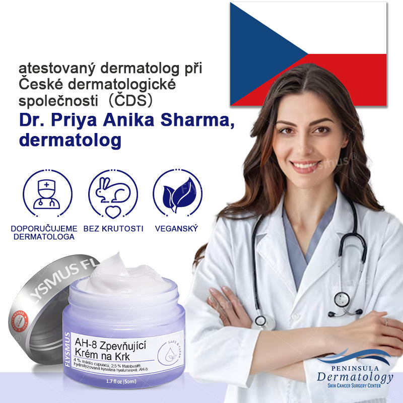 🎁Speciální nabídka – Flysmus® AH-8 Krém na zpevnění a lifting krku – Poslední den se slevou 70 %