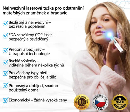 【Oficiální vlajkový obchod】Foulme® PRO Neinvazivní laserové pero na odstraňování bradavic a znamének💥