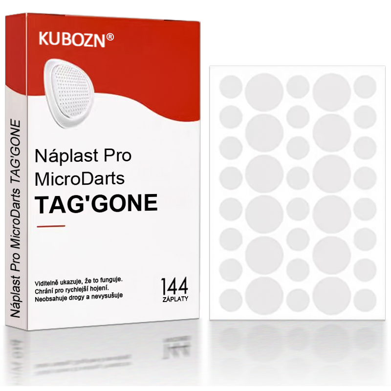 KUBOZN® Náplasti na odstranění kožních výrůstků s nano-mikrojehličkami