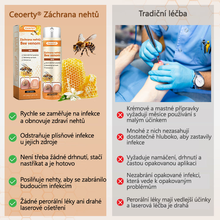 【Oficiální vlajkový obchod】Ceoerty® NailRescue Včelí jed ve spreji✅✅